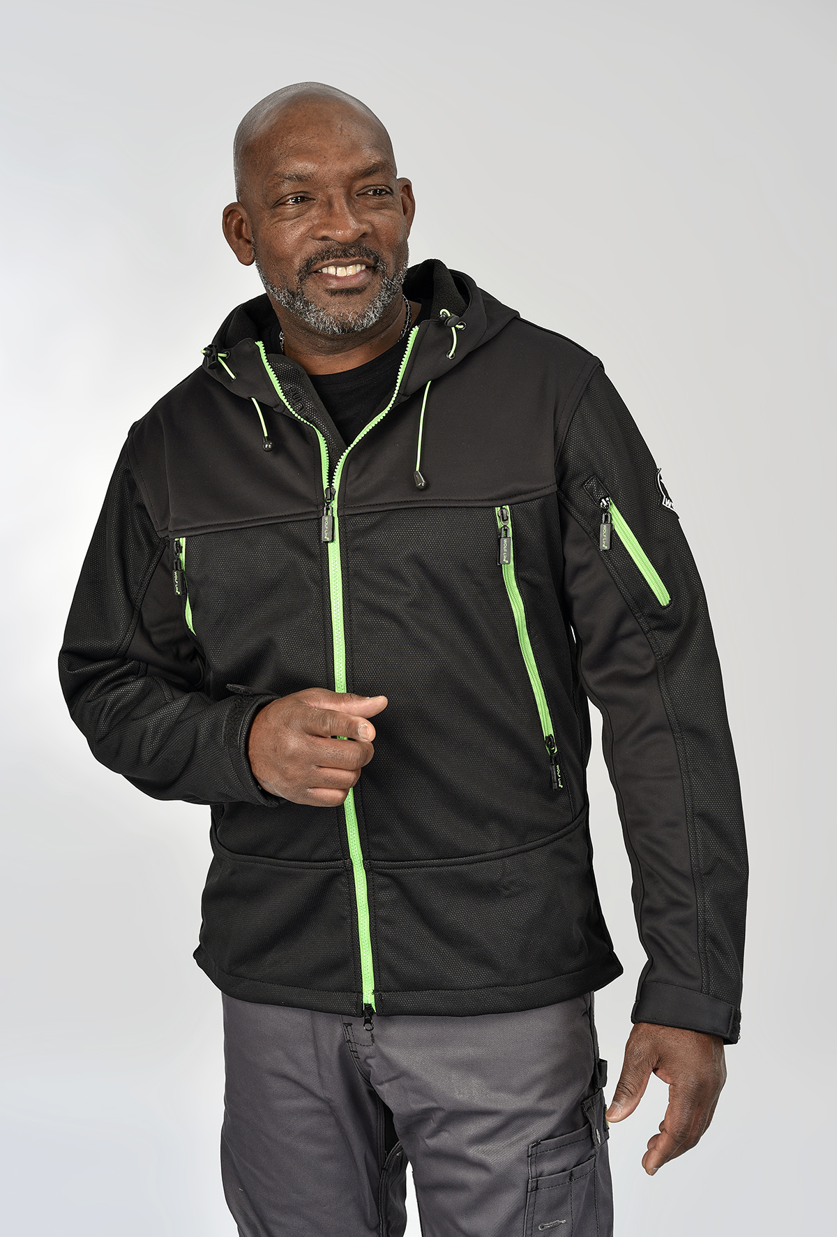 Wolf Line - Samoa Jacket Softshell zwart