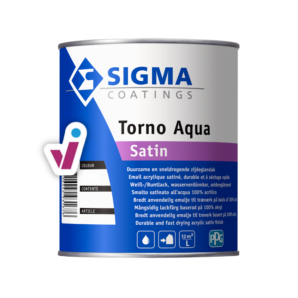 SMALTO ALL'ACQUA SATINATO SIGMA TORNO Aqua Satin