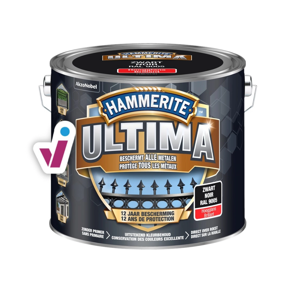 Hammerite Ultima Metaallak - Hoogglans