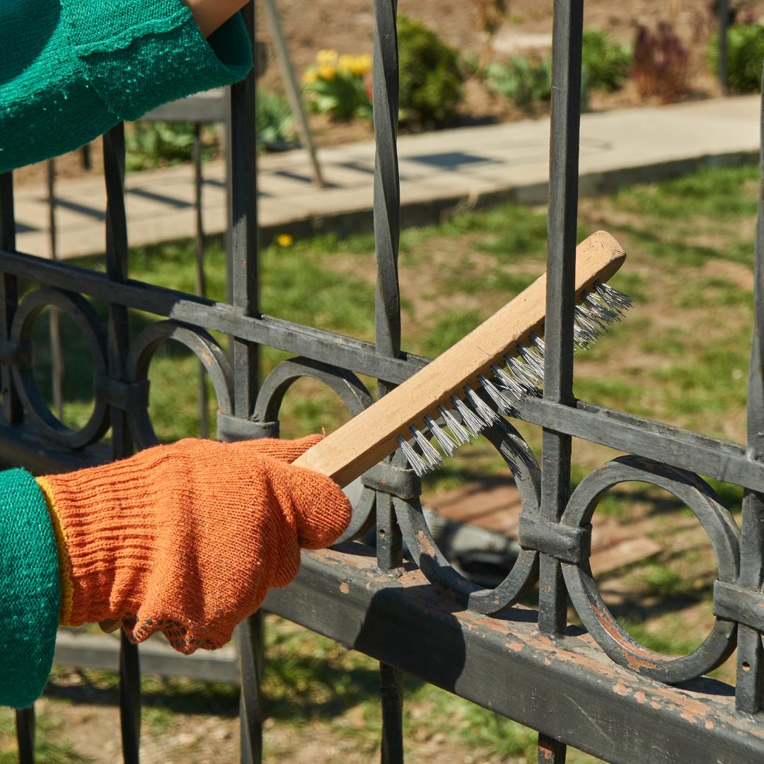 How to paint your garden fence or gate