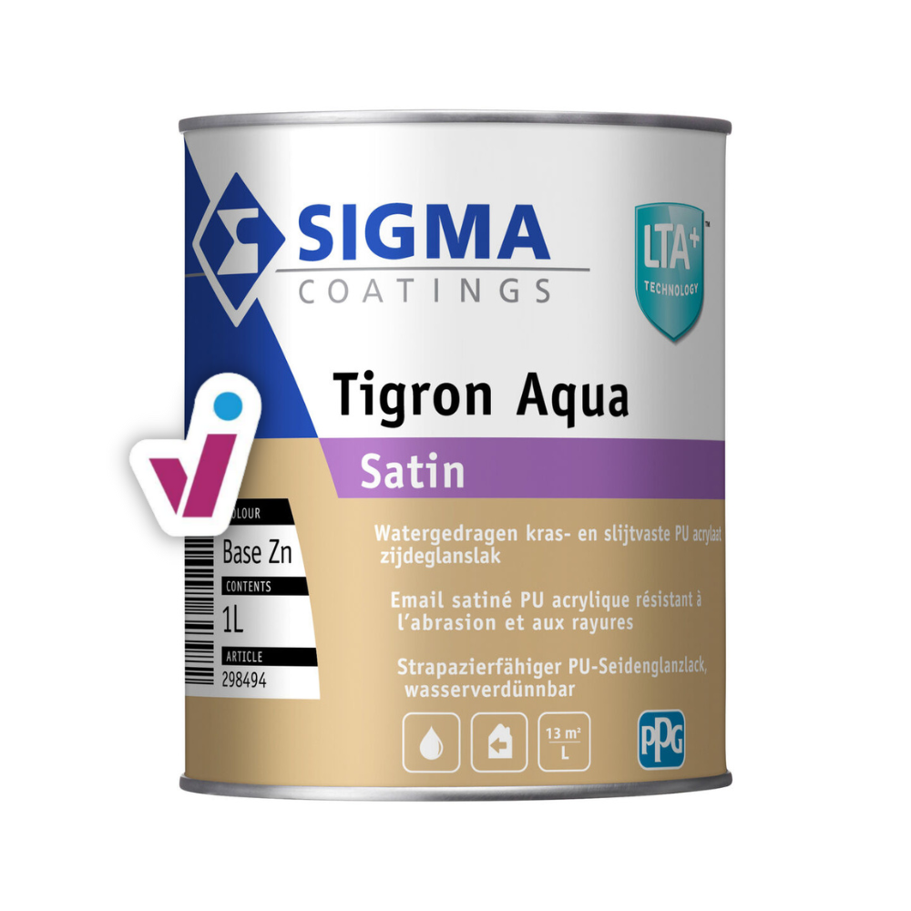 Sigma Tigron Aqua Satin 1L bij Tintrio