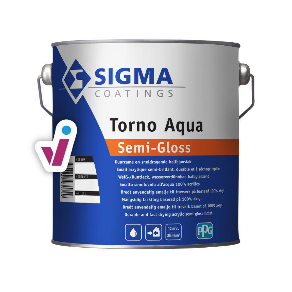 SMALTO ALL'ACQUA SATINATO SIGMA TORNO Aqua Satin