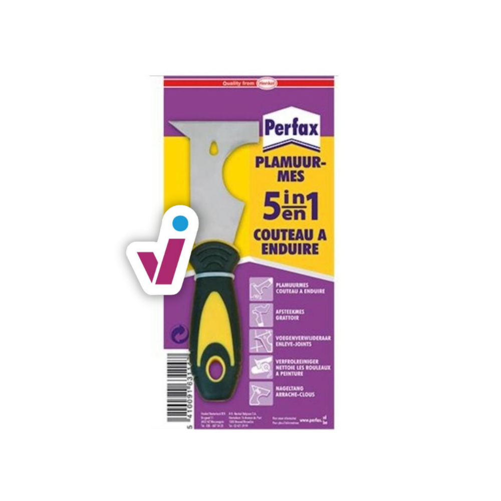 Perfax 5-en-1 Couteau à Enduire