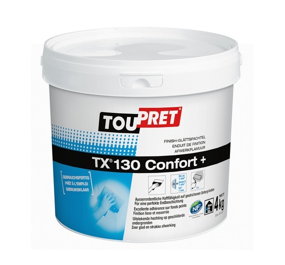 Toupret TX 130 Confort + - Afwerkplamuur - Pasta