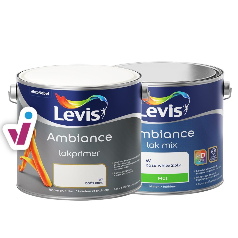 BUNDLE: Levis Ambiance Lakprimer (White) + Lak Mat