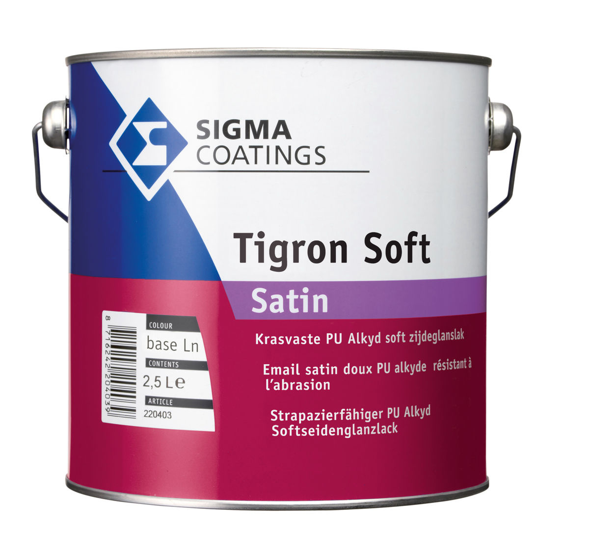 Sigma Tigron Soft Satin - Wit