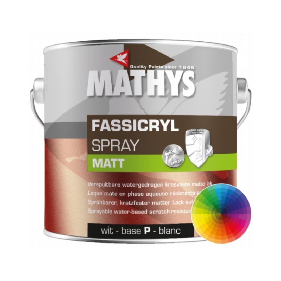 Mathys Fassicryl Matt Spray - Wit 