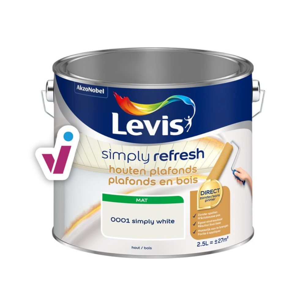 Levis Simply Refresh Plafonds en Bois